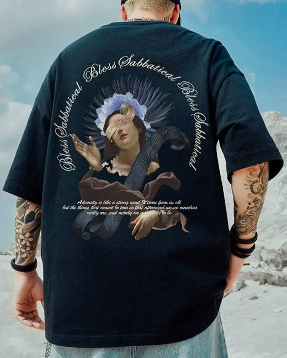 クラシックエンジェルグラフィック半袖Tシャツ U2249