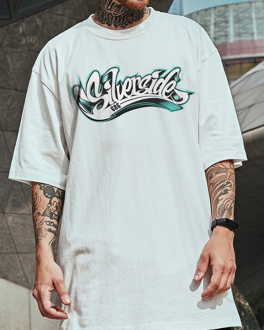 ストリートアートレタリングTシャツ U2316