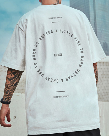 【OUTLET/即納】ラウンドレイアウトグラフィック半袖Tシャツ U2149