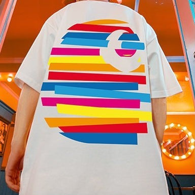 【OUTLET/即納】グラフィックバックプリントルーズ半袖Tシャツ U2488