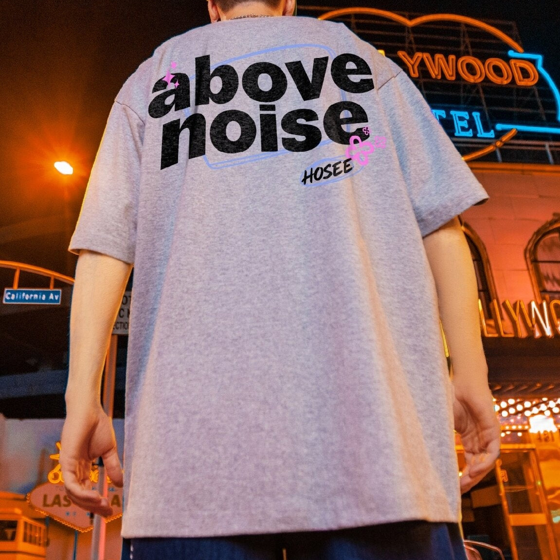 ビッグシルエットバックロゴ半袖Tシャツ U2577