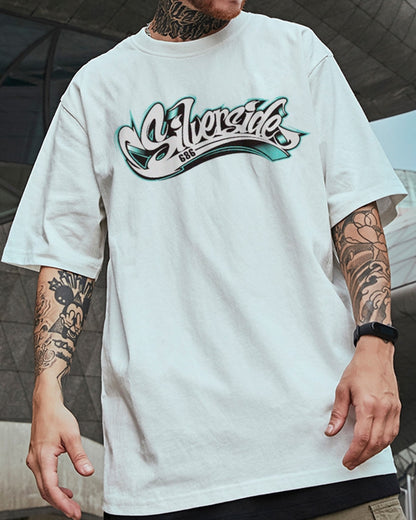 ストリートアートレタリングTシャツ U2316