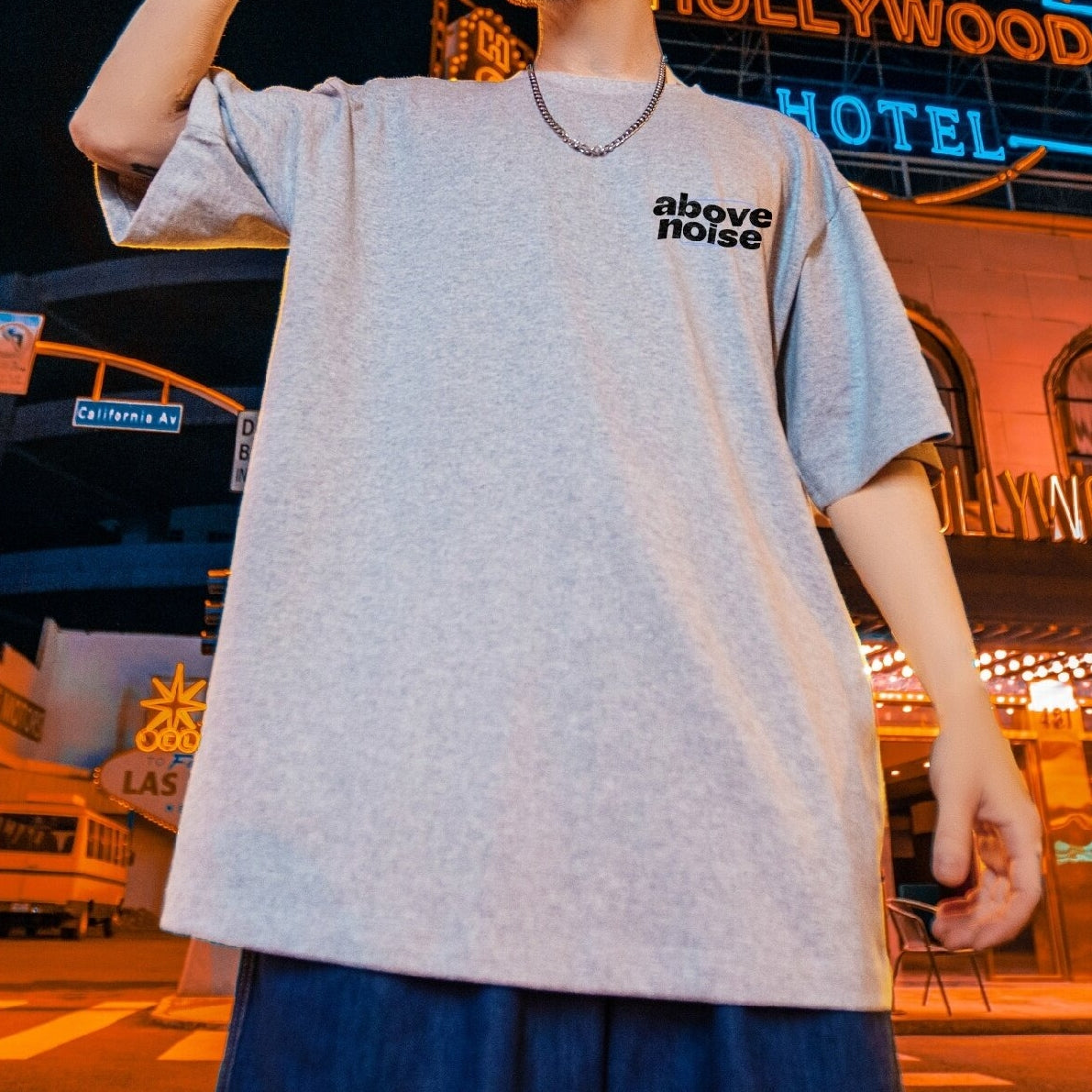 ビッグシルエットバックロゴ半袖Tシャツ U2577
