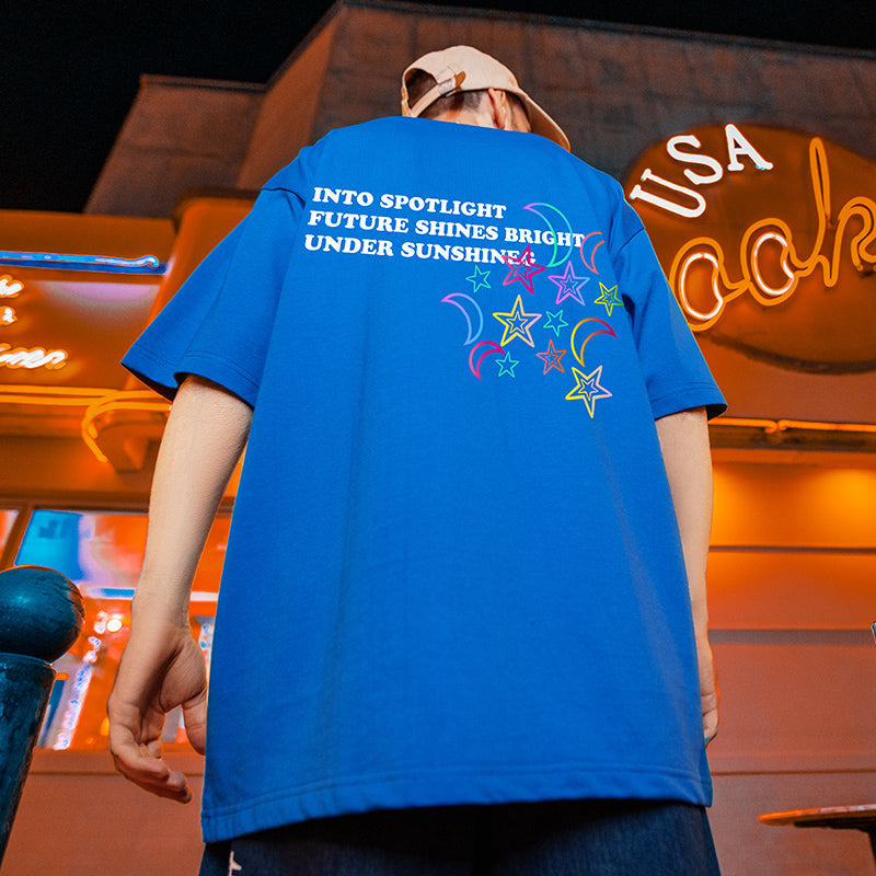 【OUTLET/即納】バックプリントストリート半袖Tシャツ U1856