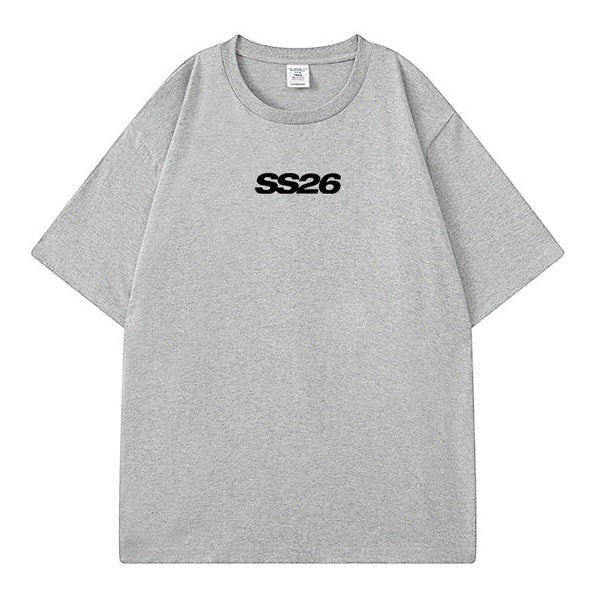 グラフィックバックプリント半袖Tシャツ U2576