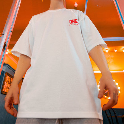 バックグラフィックルーズフィット半袖Tシャツ U2580