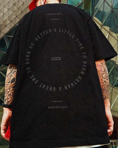 【OUTLET/即納】ラウンドレイアウトグラフィック半袖Tシャツ U2149