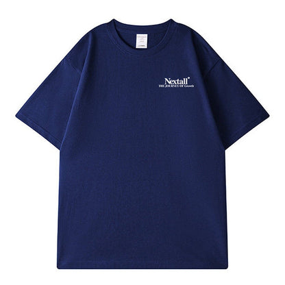 【OUTLET/即納】グラフィックバーティカルラインプリント半袖Tシャツ U2579