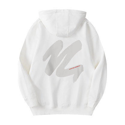 アートストロークバックプリントパーカー U2420