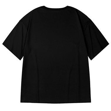 ベアプリントクルーネックTシャツ U2340