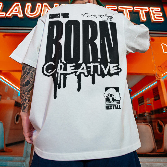 ドロップインクオーバーサイズ半袖Tシャツ U2595