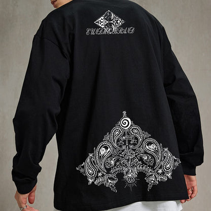 【OUTLET/即納】ラウンドネックルーズ長袖Tシャツ U1880