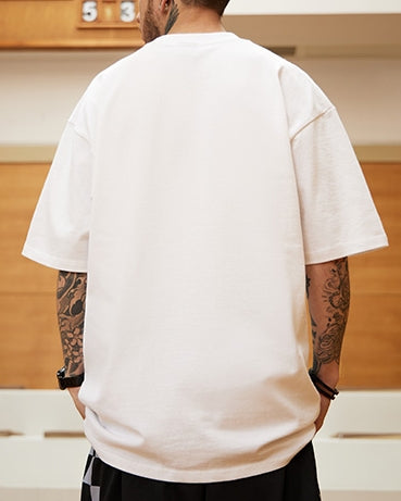 ブロックロゴフロントプリント半袖Tシャツ U2185