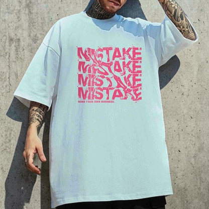 ルーズシルエットプリント半袖Tシャツ U2321