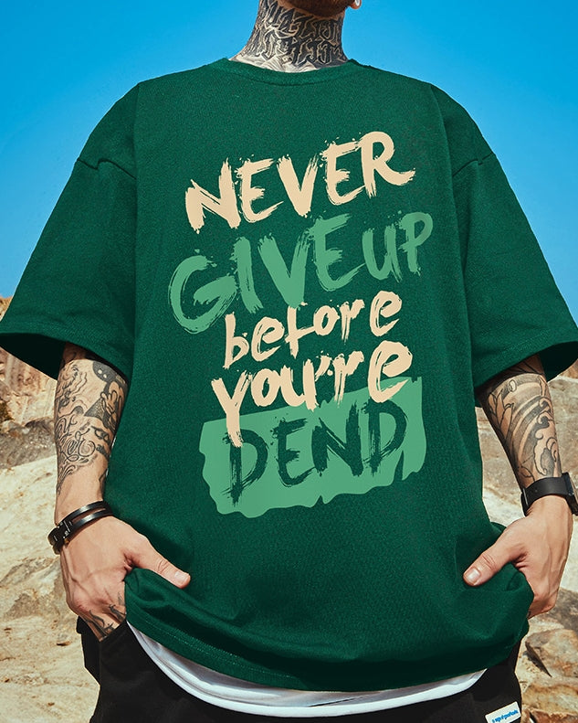 インパクトロゴストリートスタイル半袖Tシャツ U2254