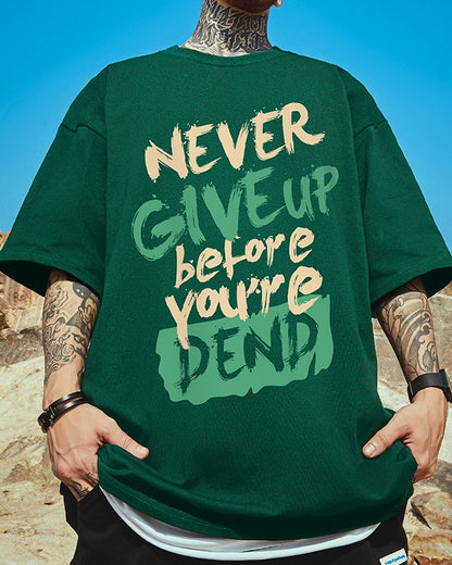 インパクトロゴストリートスタイル半袖Tシャツ U2254