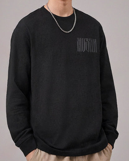 スタイリッシュロゴポイント長袖Tシャツ U2369