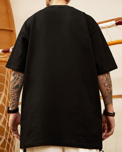 ラインアートデザイン半袖Tシャツ  U2201
