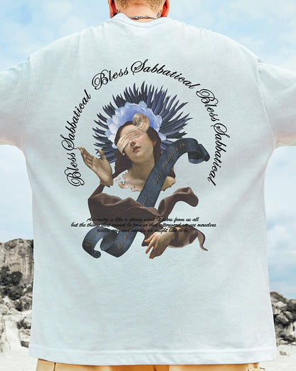 クラシックエンジェルグラフィック半袖Tシャツ U2249