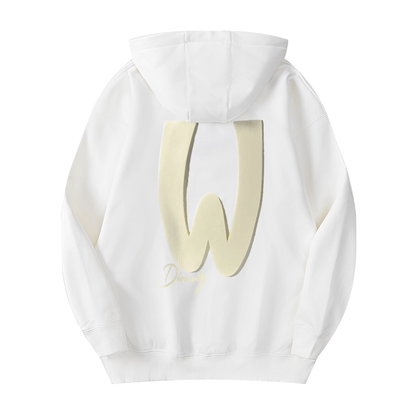 モノトーンシンボルグラフィックパーカー U2395