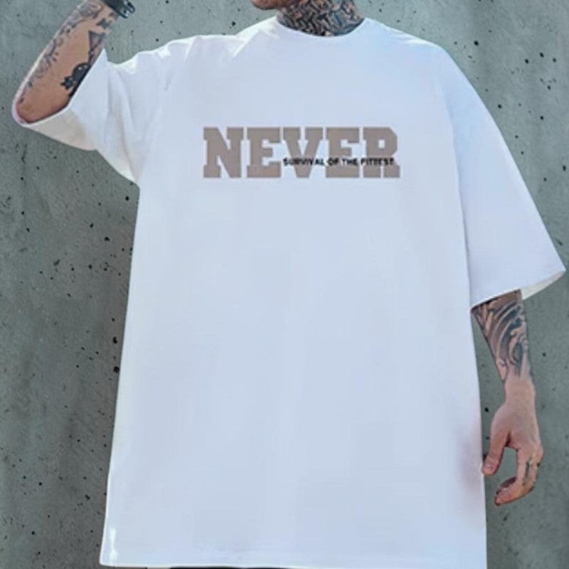 ビッグシルエットバックグラフィック半袖Tシャツ U2533