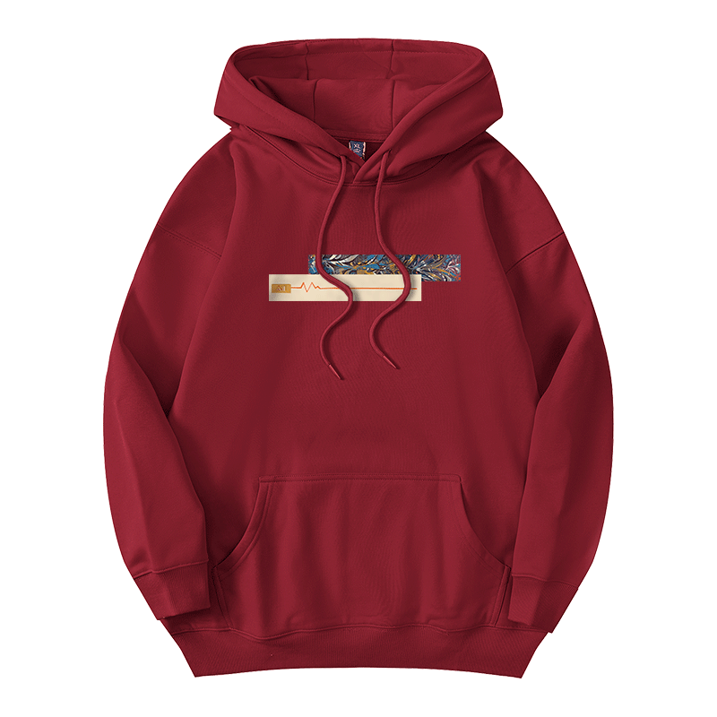 アートラインフロントデザインパーカー U2415