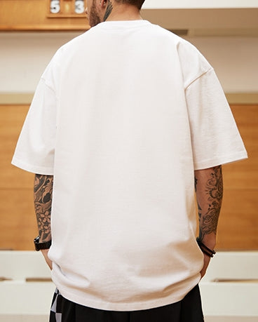 ラインアートデザイン半袖Tシャツ  U2201