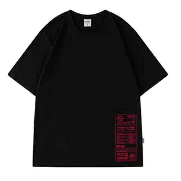 レタープリントストリート半袖Tシャツ U1712