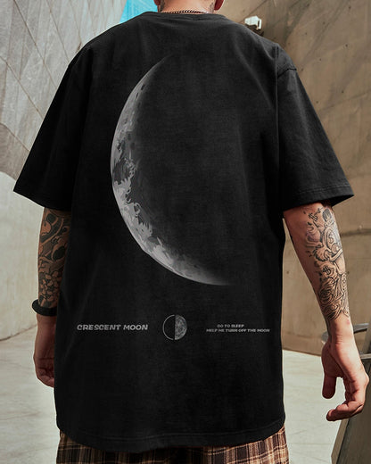 【OUTLET/即納】クレセントムーングラフィック半袖Tシャツ U2130