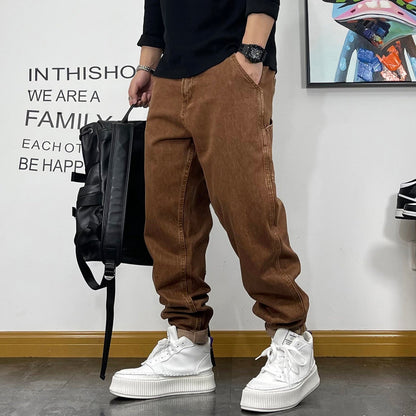 【OUTLET/即納】マルチポケットブラウンジーンズ U1514