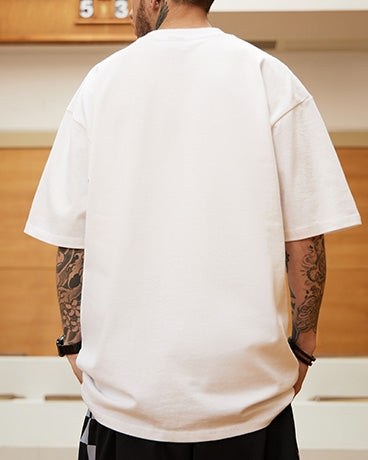 ワンポイントアート半袖Tシャツ U2204