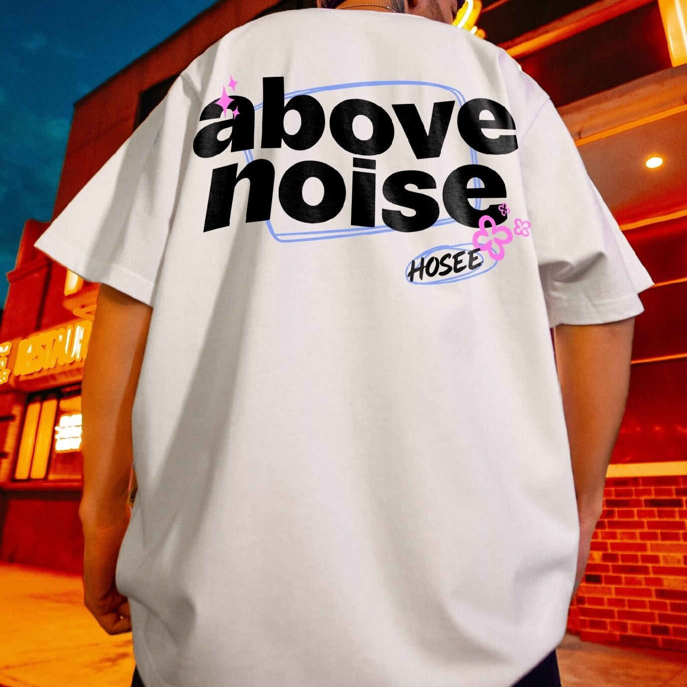 ビッグシルエットバックロゴ半袖Tシャツ U2577