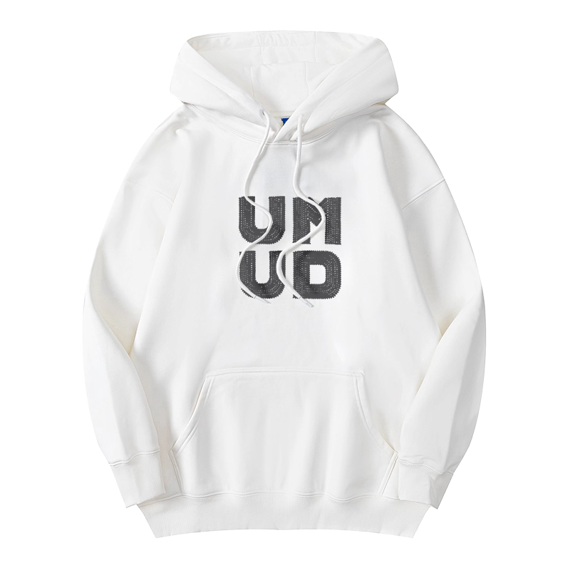 ブロックレターグラフィックプルオーバーパーカー U2391