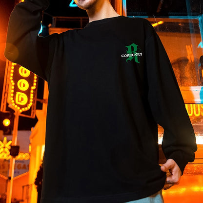 【OUTLET/即納】アメリカンレトロストリート長袖Tシャツ U1662