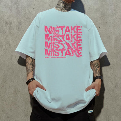 ルーズシルエットプリント半袖Tシャツ U2321