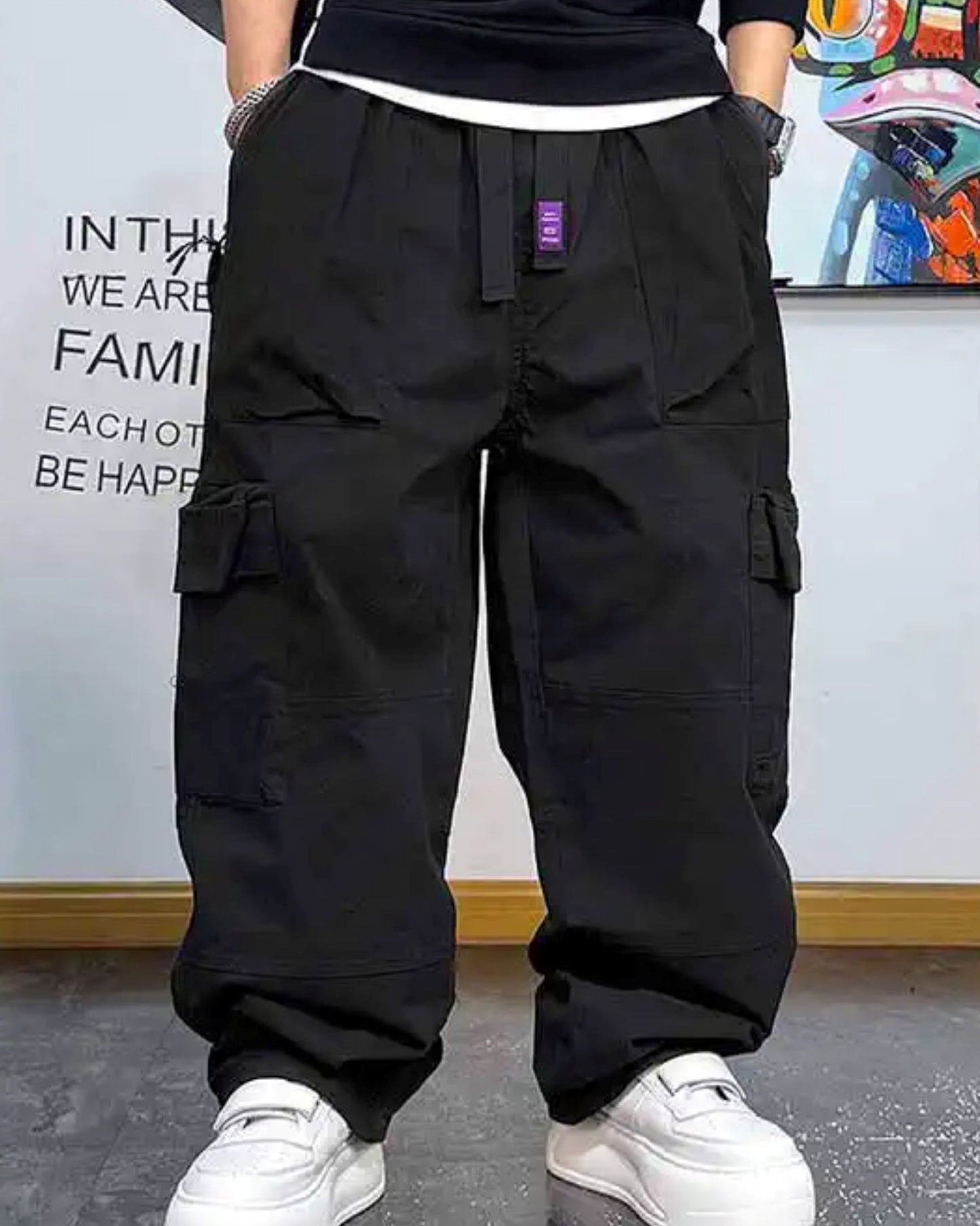 ワイドシルエットウォッシュドパンツ U2051
