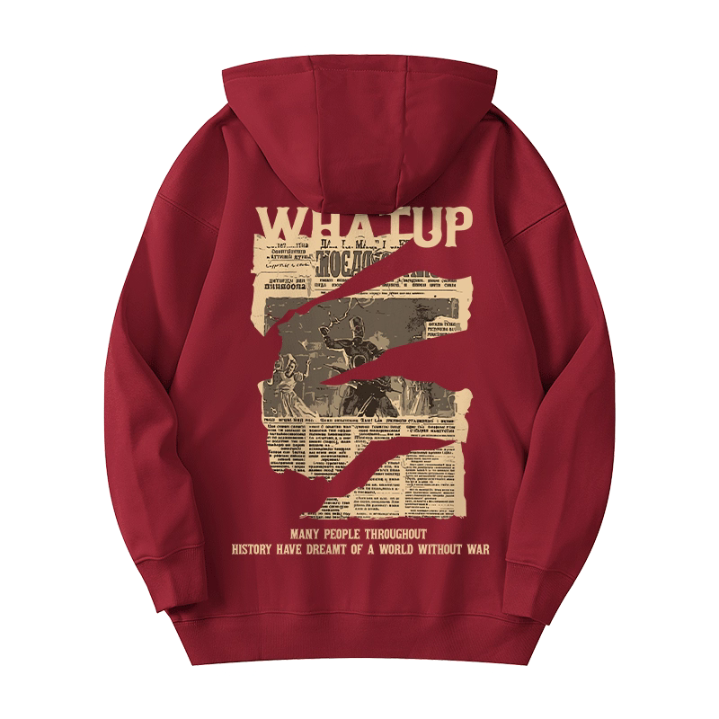 【OUTLET/即納】グラフィックバックプリントパーカー U2397