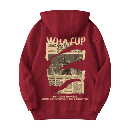 【OUTLET/即納】グラフィックバックプリントパーカー U2397