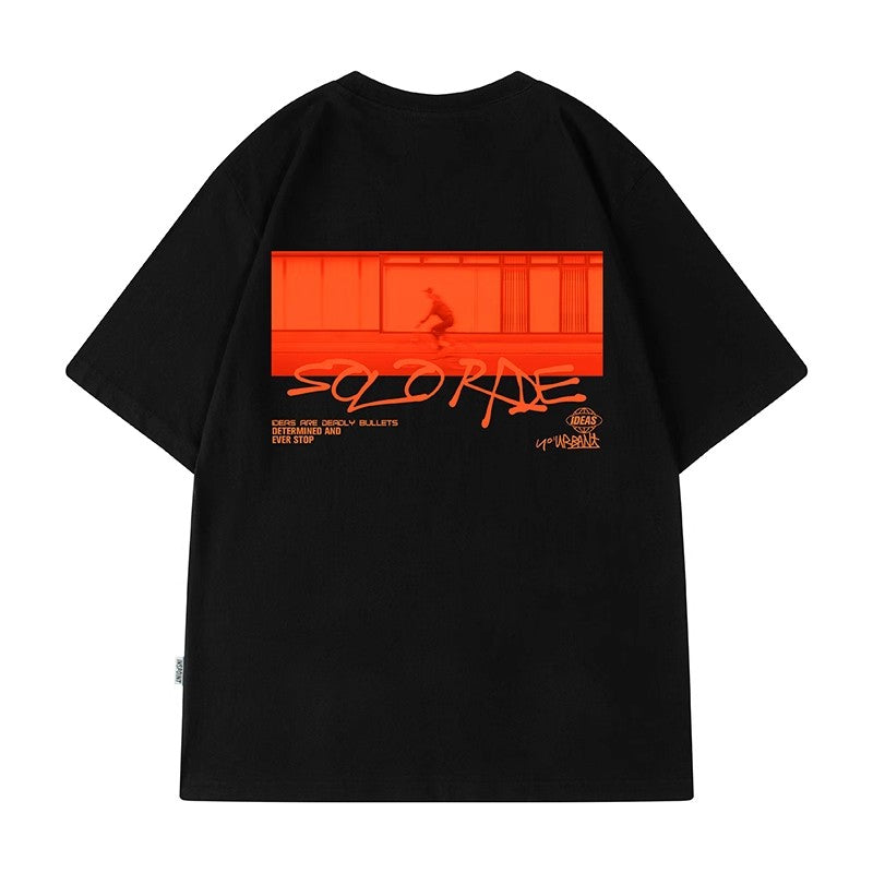 【OUTLET/即納】ヒップホップ半袖Tシャツ U1810