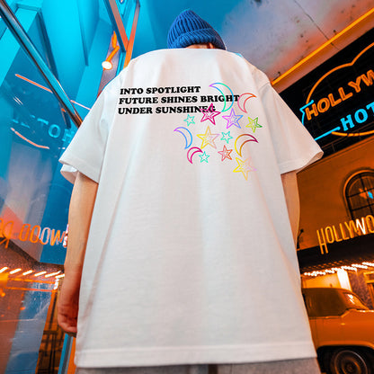 【OUTLET/即納】バックプリントストリート半袖Tシャツ U1856