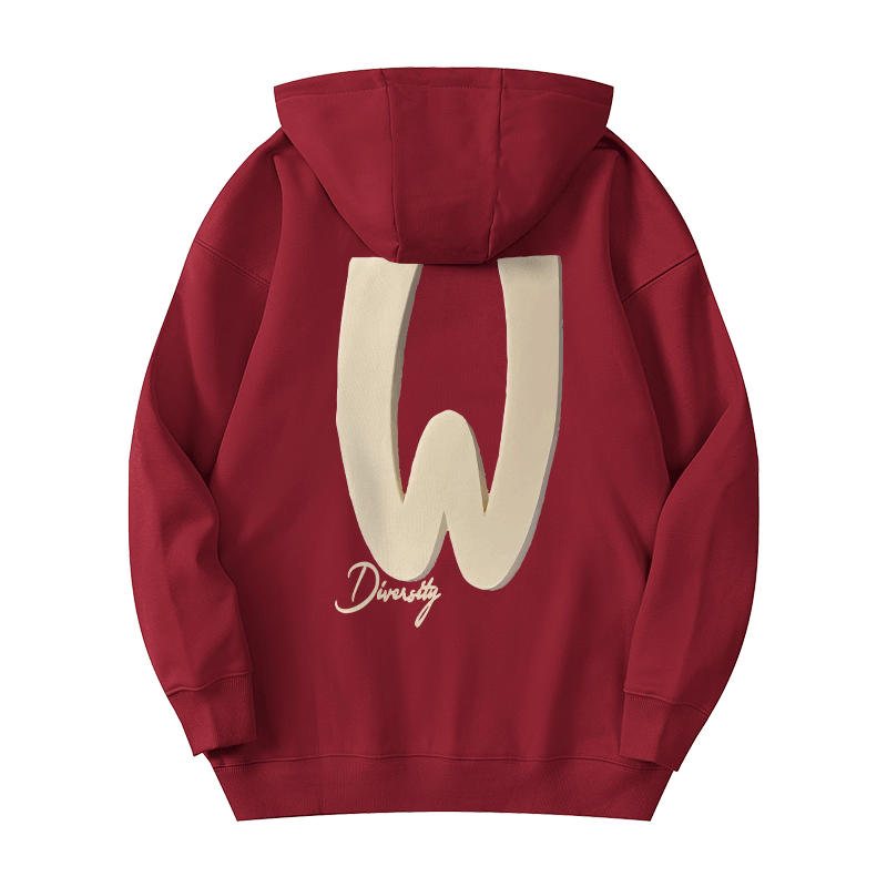 モノトーンシンボルグラフィックパーカー U2395