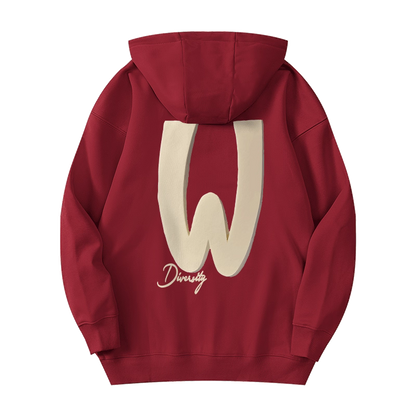 モノトーンシンボルグラフィックパーカー U2395