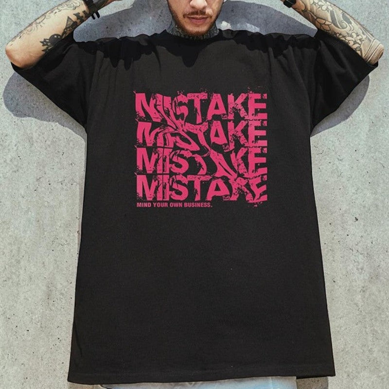 ルーズシルエットプリント半袖Tシャツ U2321