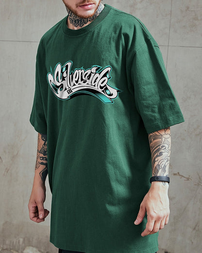 ストリートアートレタリングTシャツ U2316