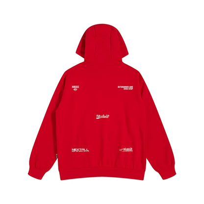 【OUTLET/即納】ロゴプリントストリートルーズパーカー U1666