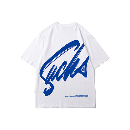 【OUTLET/即納】ヒップホップトレンド半袖Tシャツ U1738