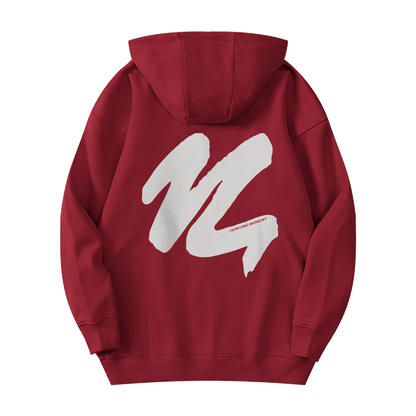 アートストロークバックプリントパーカー U2420