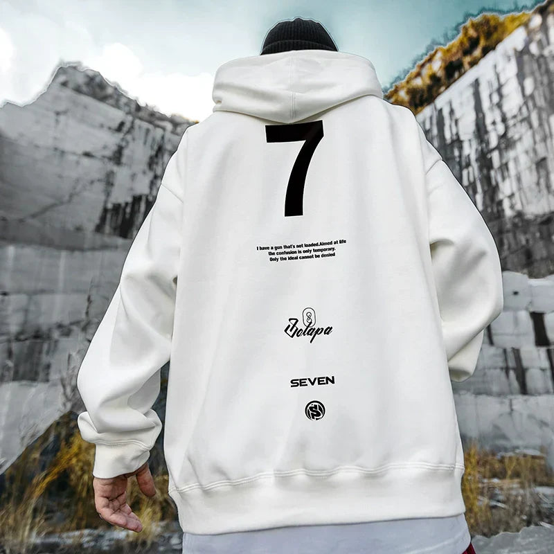 【OUTLET/即納】No.7 デザインプリントパーカー U1467