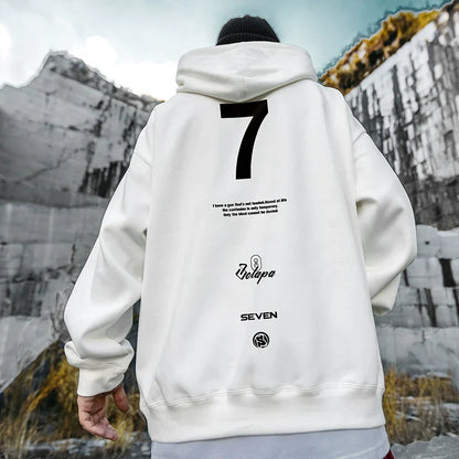 【OUTLET/即納】No.7 デザインプリントパーカー U1467