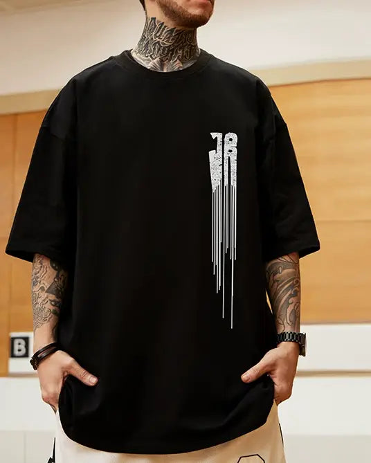 【OUTLET/即納】ドリップロゴワンポイント半袖Tシャツ U2250